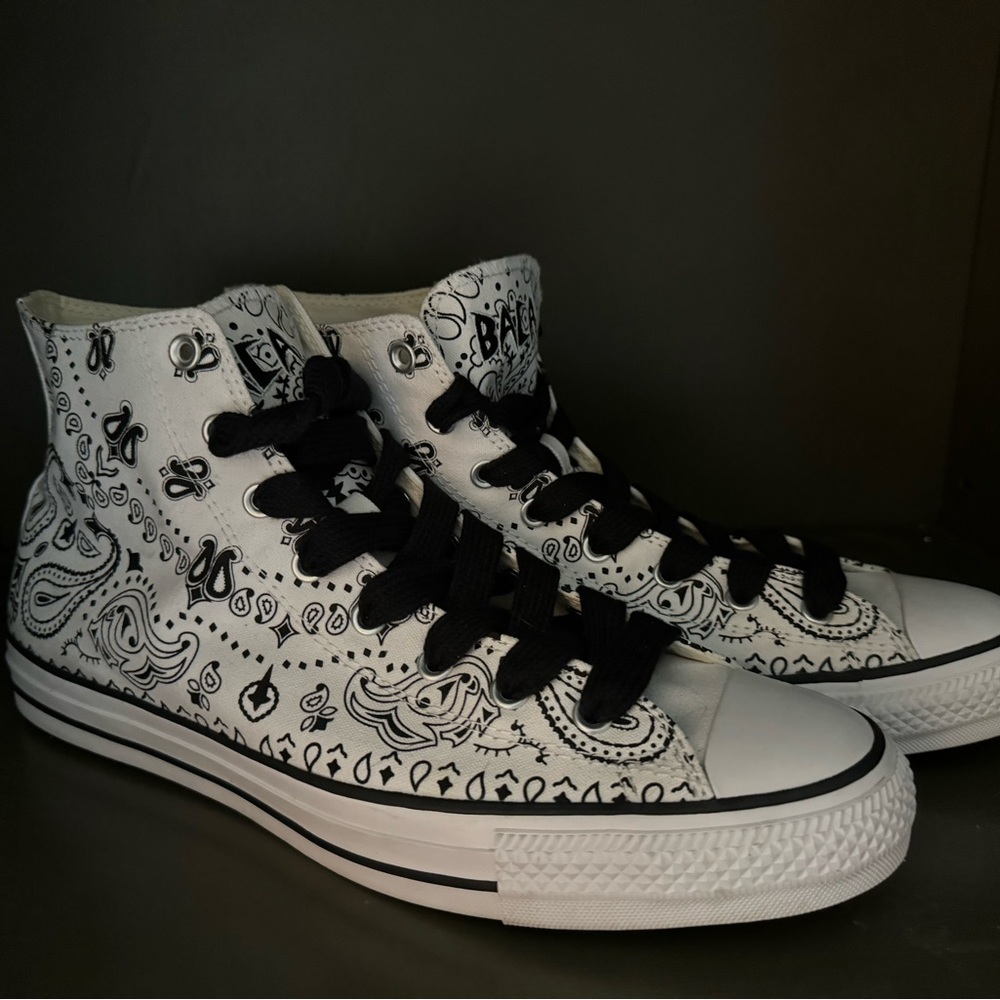 Converse Chuck Taylor All Star Pro Sammy Baca Paisley HI Top Men Sz 13 M 15 W